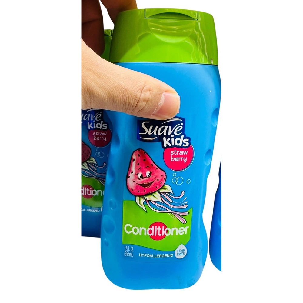 Suave Kids 2-In-1 Shampoo Smoothers Strawberry 12oz Tear Free‎ Hypoallergenic